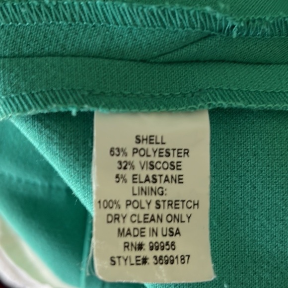 Shoshanna Turquoise Blue Green Short Sleeve Sheath Mini Dress - 2 - Picture 9 of 9